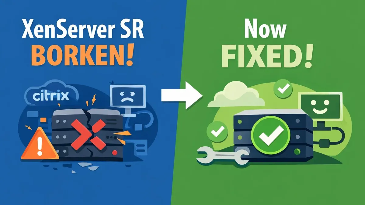 When Compliance Meets Reality: A XenServer Upgrade That Broke Storage (and How We Fixed It)